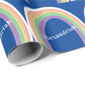 Cadeau papier d'emballage d'arche (Coin rond)