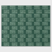 Cadeau Papier d'emballage d'ARGENT (Plat)