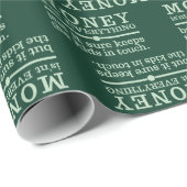 Cadeau Papier d'emballage d'ARGENT (Coin rond)