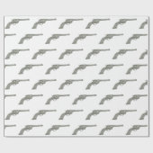 Cadeau Papier d'emballage d'arme à feu (Plat)