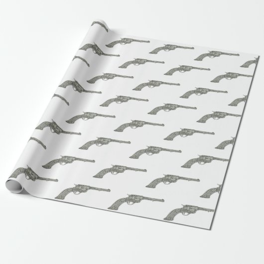 Cadeau Papier d'emballage d'arme à feu (Déroulé)