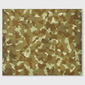 Cadeau papier d'emballage d'armée (Plat)