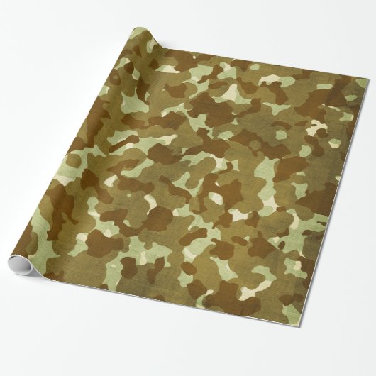 Cadeau papier d'emballage d'armée (Déroulé)