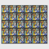 Cadeau Papier d'emballage d'art abstrait (Plat)