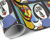 Cadeau Papier d'emballage d'art abstrait (Coin rond)