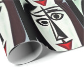 Cadeau Papier d'emballage d'art abstrait (Coin rond)