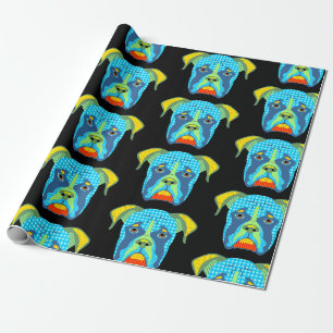 Cadeau Papier d'emballage d'art de bruit de chien de
