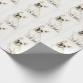 Cadeau Papier d'emballage d'art de chien de bouledogue (Coin)