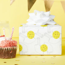 Papier d'emballage d'art de ligne de pickleball