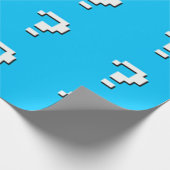 Cadeau Papier d'emballage d'art de pixel de point (Coin)