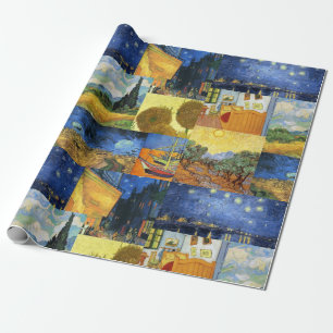 Cadeau Papier d'emballage d'art rêveur de peintures de