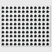 Cadeau Papier d'emballage d'as de pique (Plat)