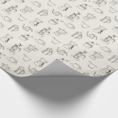 Cadeau Papier d'emballage d'attirail de café (Coin)