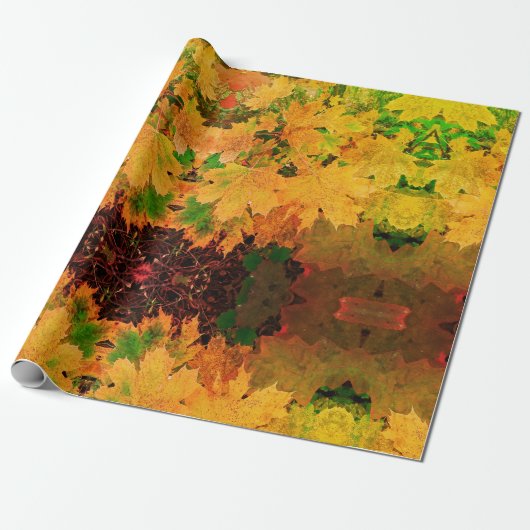 Cadeau Papier d'emballage d'automne (Déroulé)