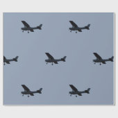 Cadeau Papier d'emballage d'avion (Plat)