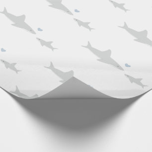 Cadeau Papier d'emballage de baby shower mignon des