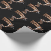 Cadeau Papier d'emballage de baisers de girafe (Coin)