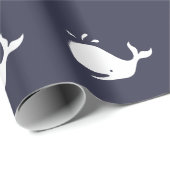 Cadeau Papier d'emballage de baleine (Coin rond)