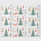 Cadeau Papier d'emballage de ballet de craquelins (Plat)