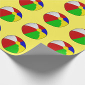 Cadeau Papier d'emballage de ballon de plage (Coin)