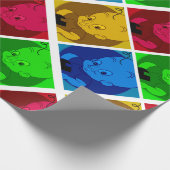 Cadeau papier d'emballage de bande dessinée mignonne (Coin)