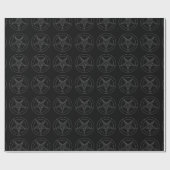 Cadeau Papier d'emballage de Baphomet (Plat)