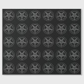 Cadeau Papier d'emballage de Baphomet (Plat)