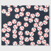 Cadeau Papier d'emballage de base-ball (Plat)