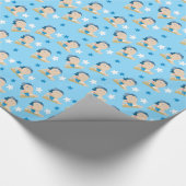 Cadeau Papier d'emballage de bébé de plage de chapeau de (Coin)