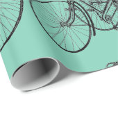 Cadeau Papier d'emballage de bicyclette (Coin rond)
