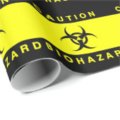 Cadeau papier d'emballage de biohazard (Coin rond)