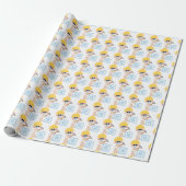 Cadeau Papier d'emballage de bloc de construction pour bé (Déroulé)