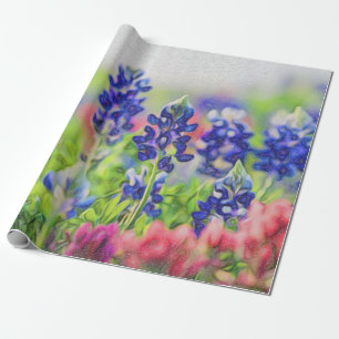 Cadeau Papier d'emballage de Bluebonnet