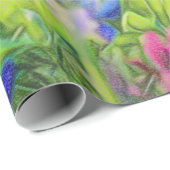 Cadeau Papier d'emballage de Bluebonnet (Coin rond)