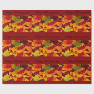 Cadeau Papier d'emballage de bon thanksgiving