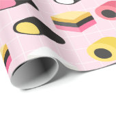 Cadeau Papier d'emballage de bonbons de Licorice (Coin rond)