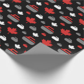 Cadeau Papier d'emballage de bordage de roches du Canada (Coin)