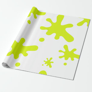 Cadeau Papier d'emballage de boue verte