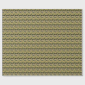 Cadeau Papier d'emballage de bourgeons du pot W31 (Plat)