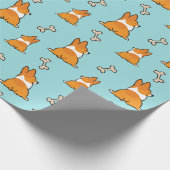Cadeau Papier d'emballage de bout de corgi (Coin)