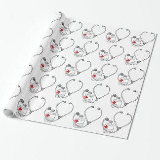 Cadeau Papier d'emballage de bouteille de médecine de
