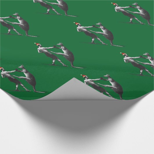 Cadeau Papier d'emballage de boxe vintage de style (Coin)