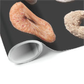 Cadeau Papier d'emballage de butées toriques pointillées (Coin rond)