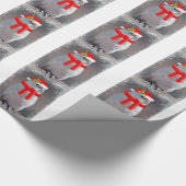 Cadeau Papier d'emballage de cacatoès de Noël (Coin)