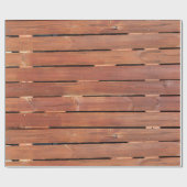 Cadeau Papier d'emballage de caisse en bois (Plat)