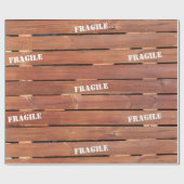 Cadeau Papier d'emballage de caisse en bois (Plat)