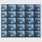 Cadeau Papier d'emballage de camion classique (Plat)