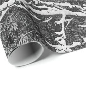 Cadeau Papier d'emballage de camouflage (Coin rond)