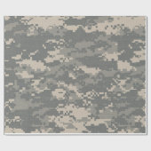 Cadeau Papier d'emballage de camouflage d'ACU Digital (Plat)