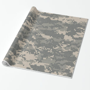Cadeau Papier d'emballage de camouflage d'ACU Digital